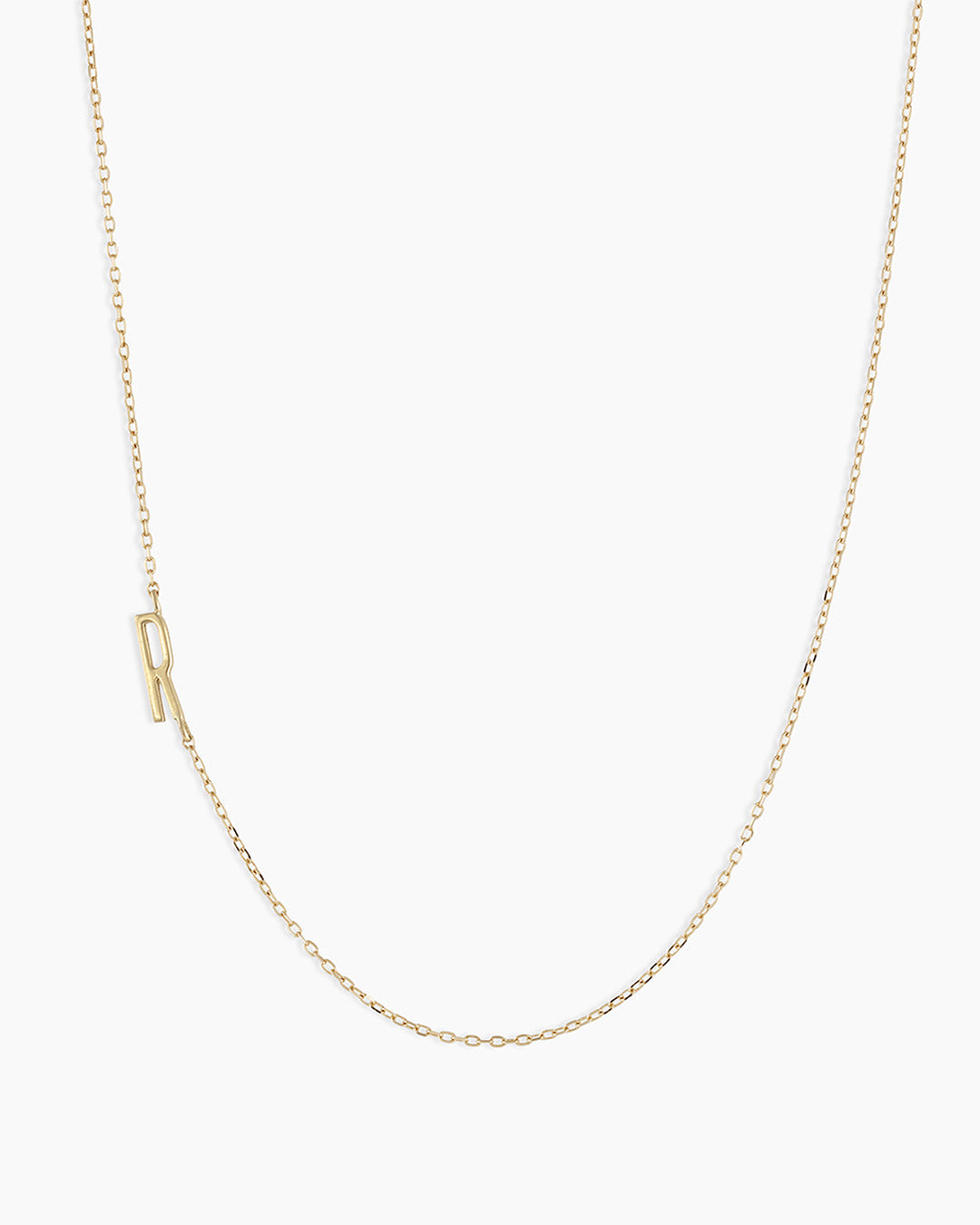 Alphabet Necklace in 14K Gold