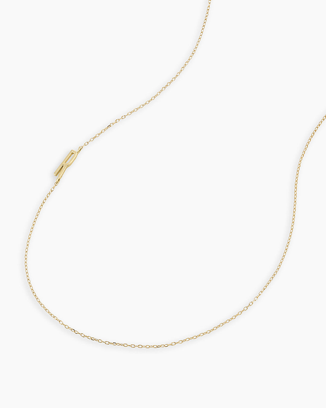 Alphabet Necklace in 14K Gold