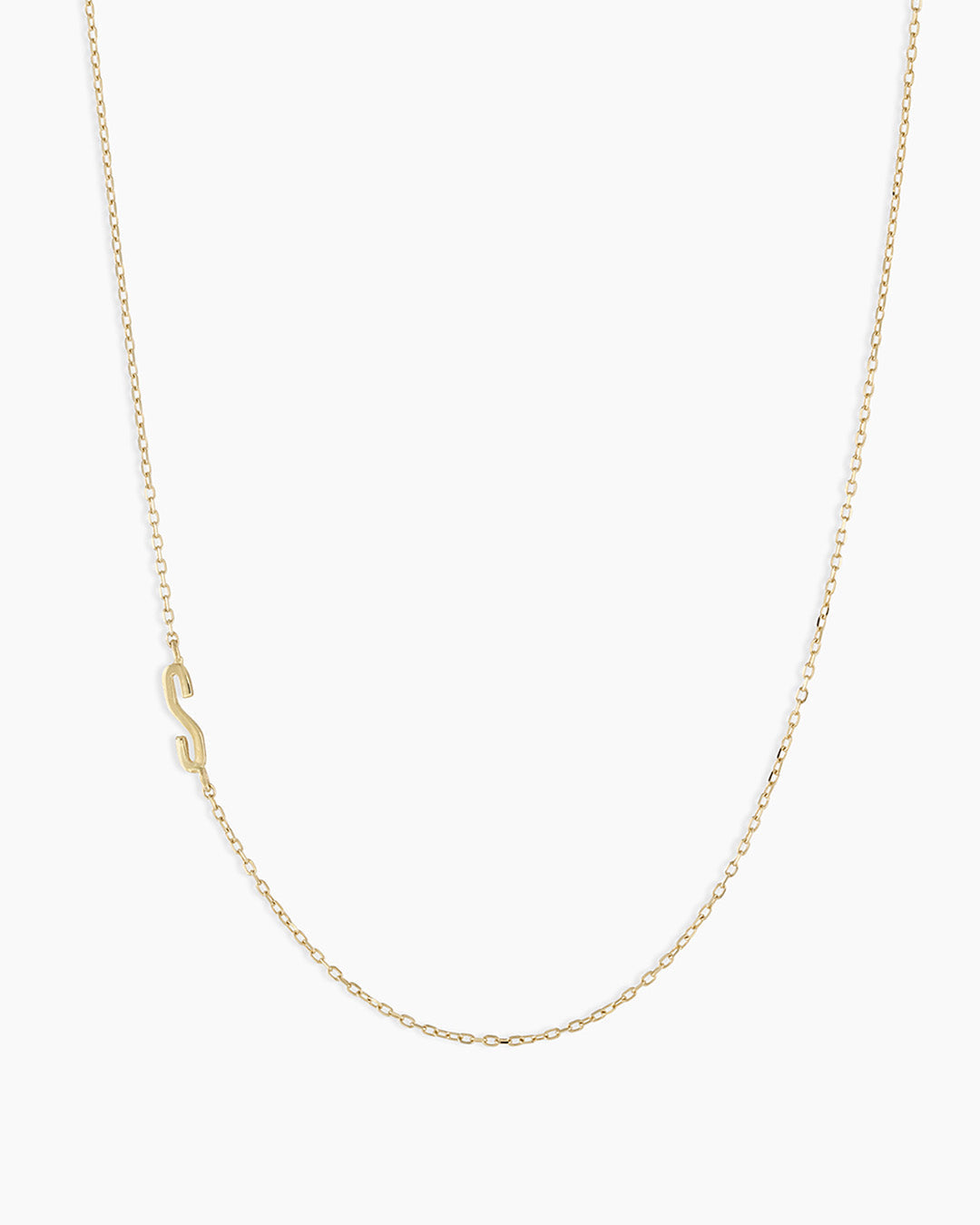 Alphabet Necklace in 14K Gold