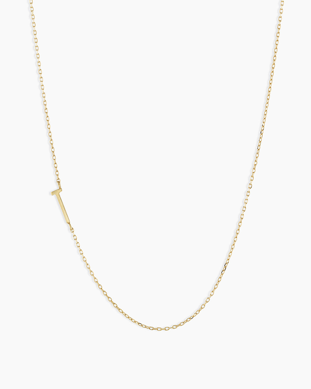 Alphabet Necklace in 14K Gold