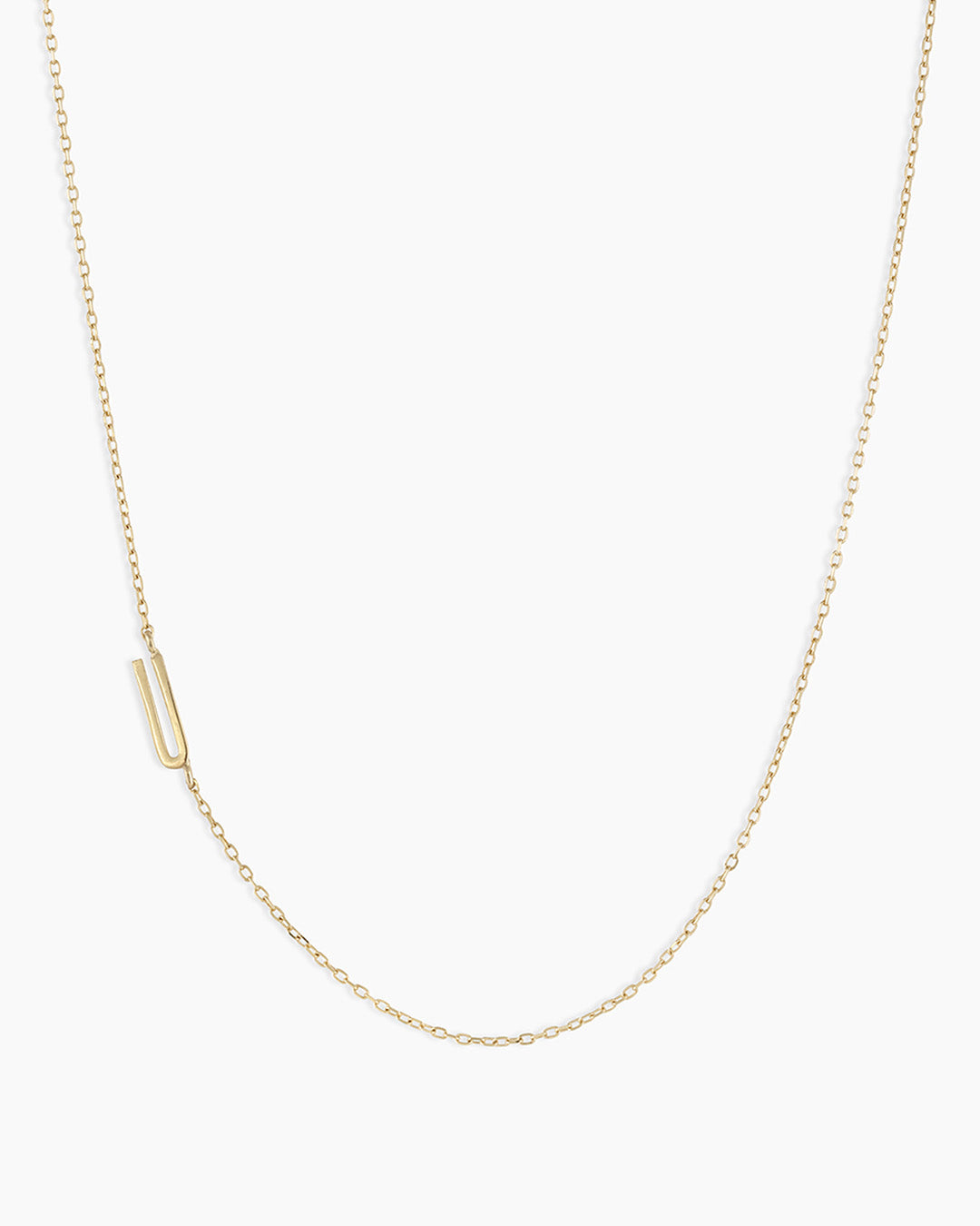 Alphabet Necklace in 14K Gold