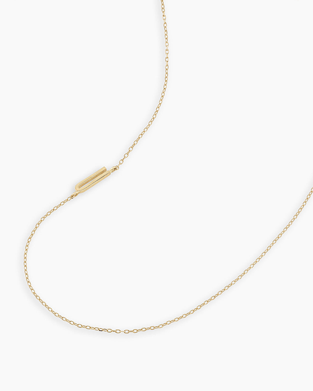 Alphabet Necklace in 14K Gold