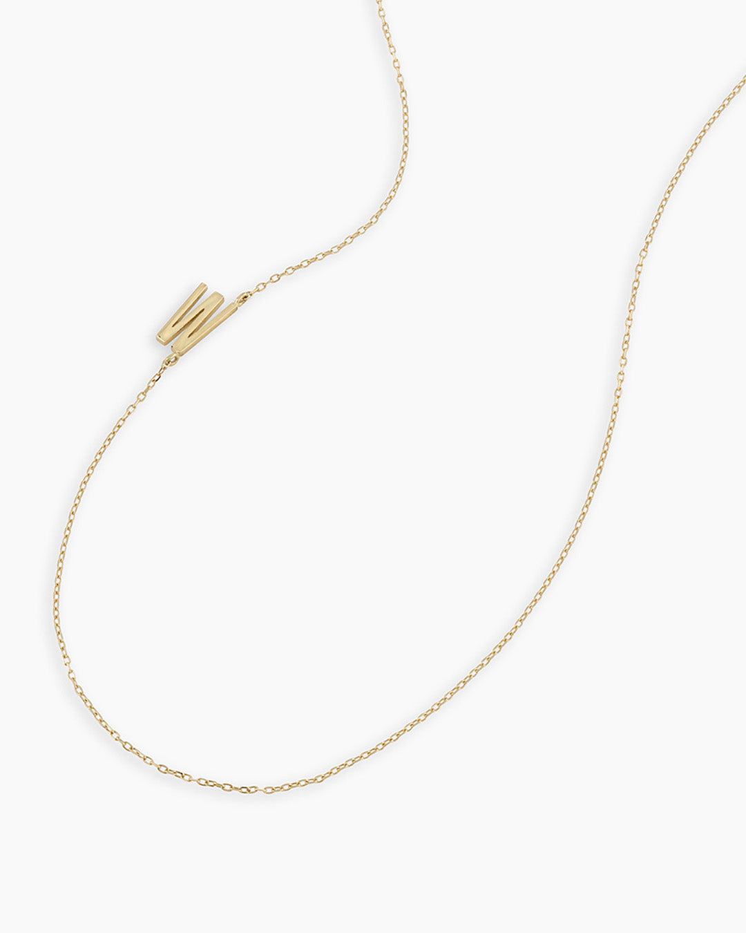 Alphabet Necklace in 14K Gold