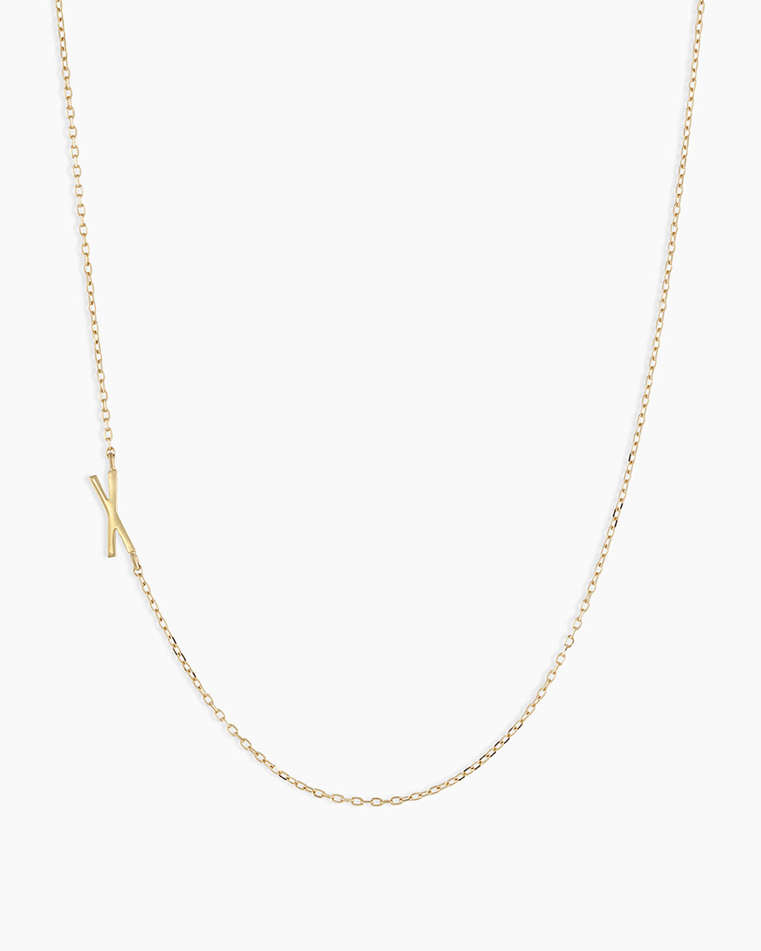 Alphabet Necklace in 14K Gold