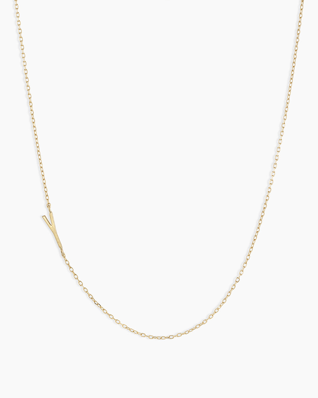 Alphabet Necklace in 14K Gold