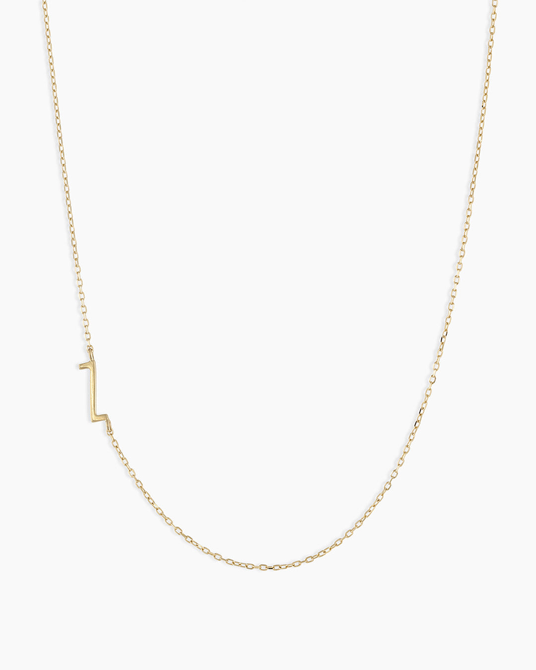Alphabet Necklace in 14K Gold