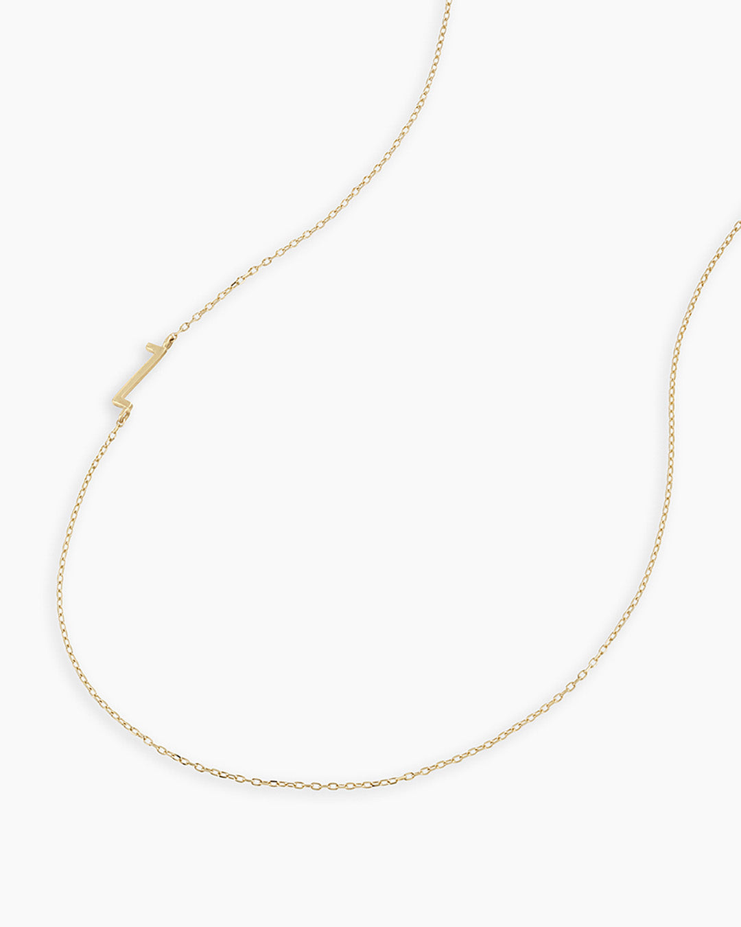 Alphabet Necklace in 14K Gold