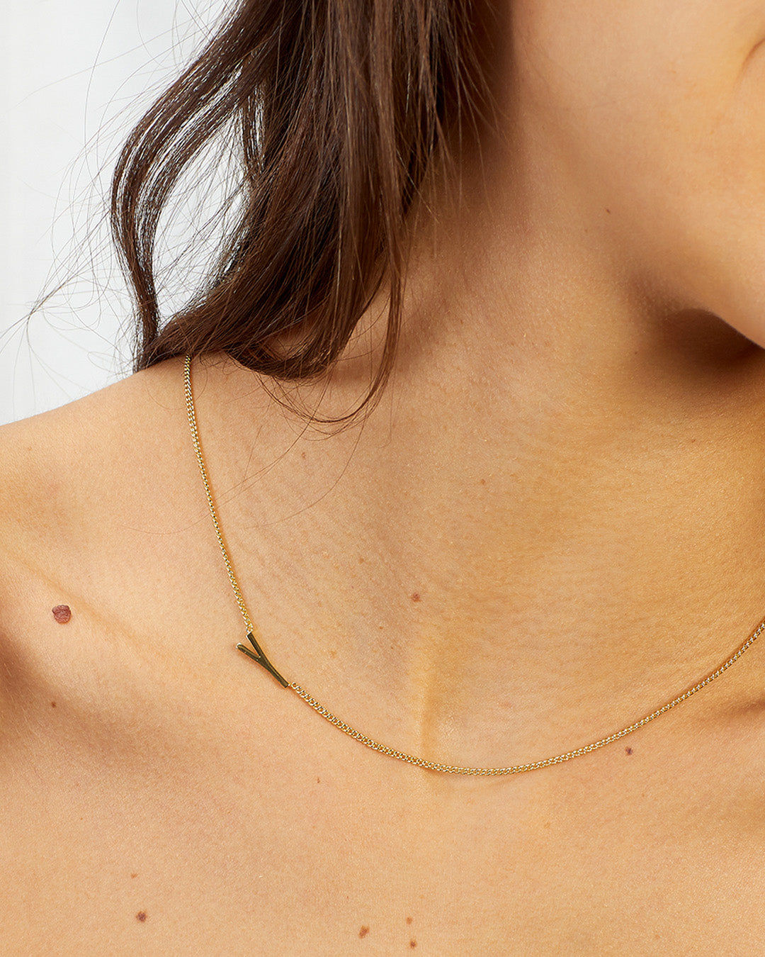 Wilder Alphabet Necklace in 18K Gold Plated