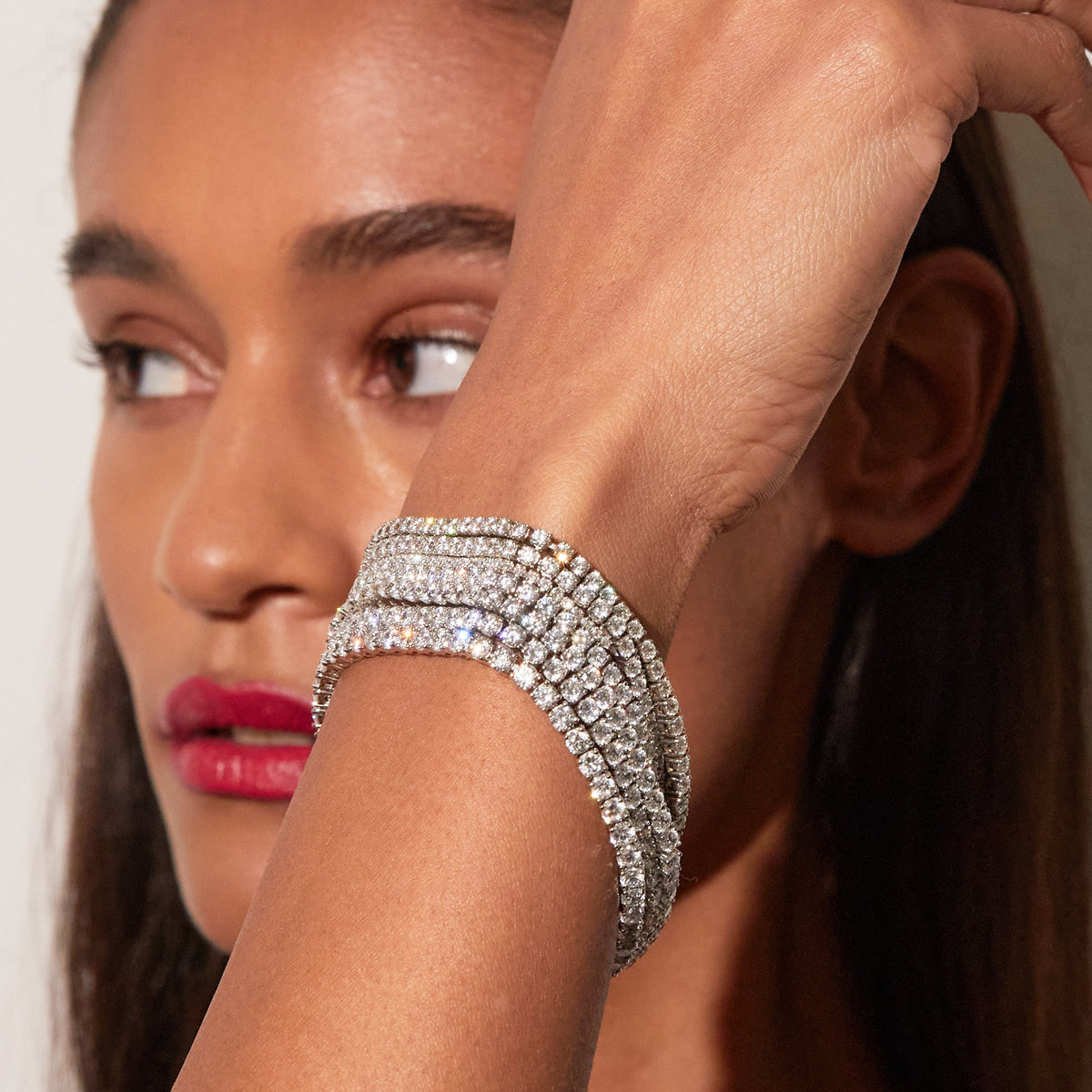 Lab Grown Diamond Tennis Bracelet