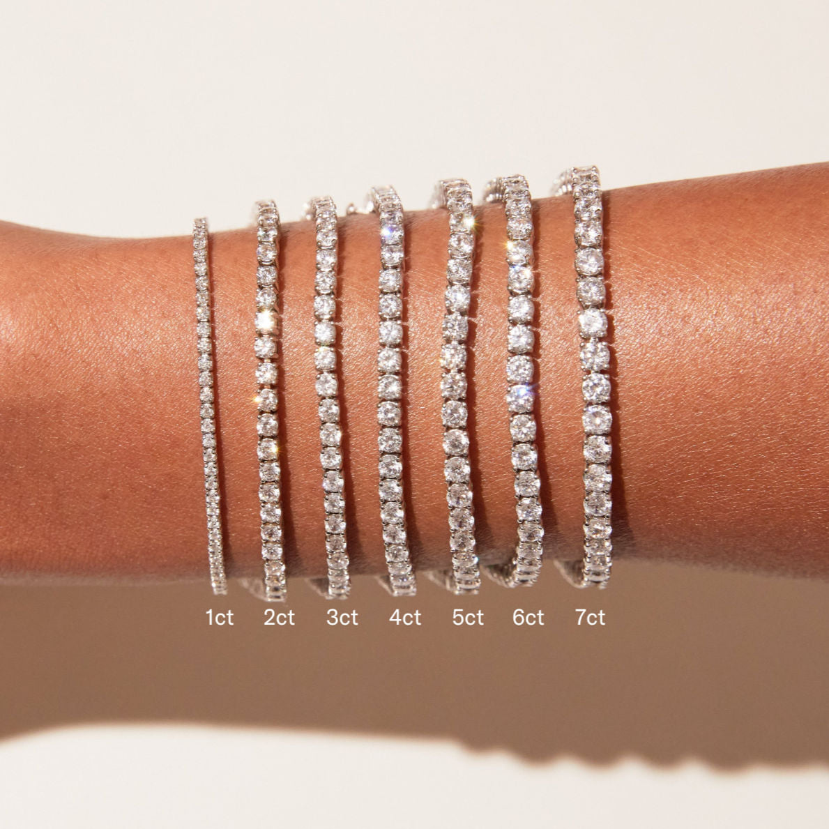Lab Grown Diamond Tennis Bracelet