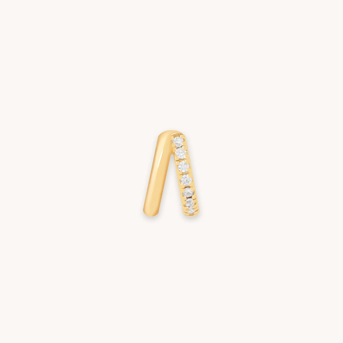 Illusion Crystal Hoop 0.26in in Gold