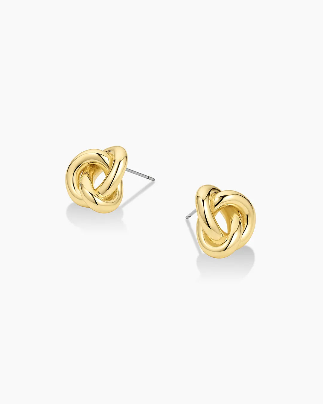 Infinity Knot Studs in 18K Gold Plated
