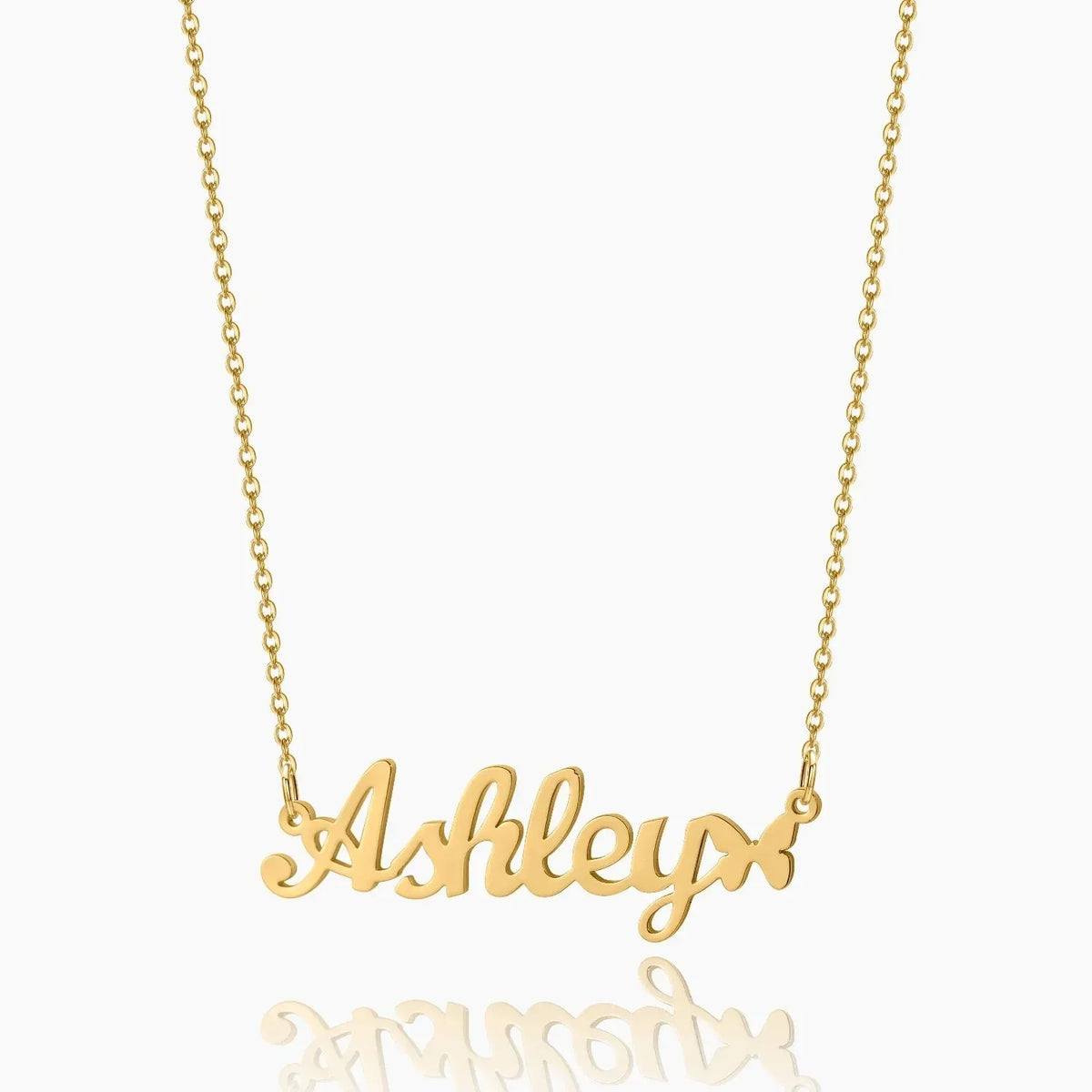 Kids' Butterfly Name Necklace
