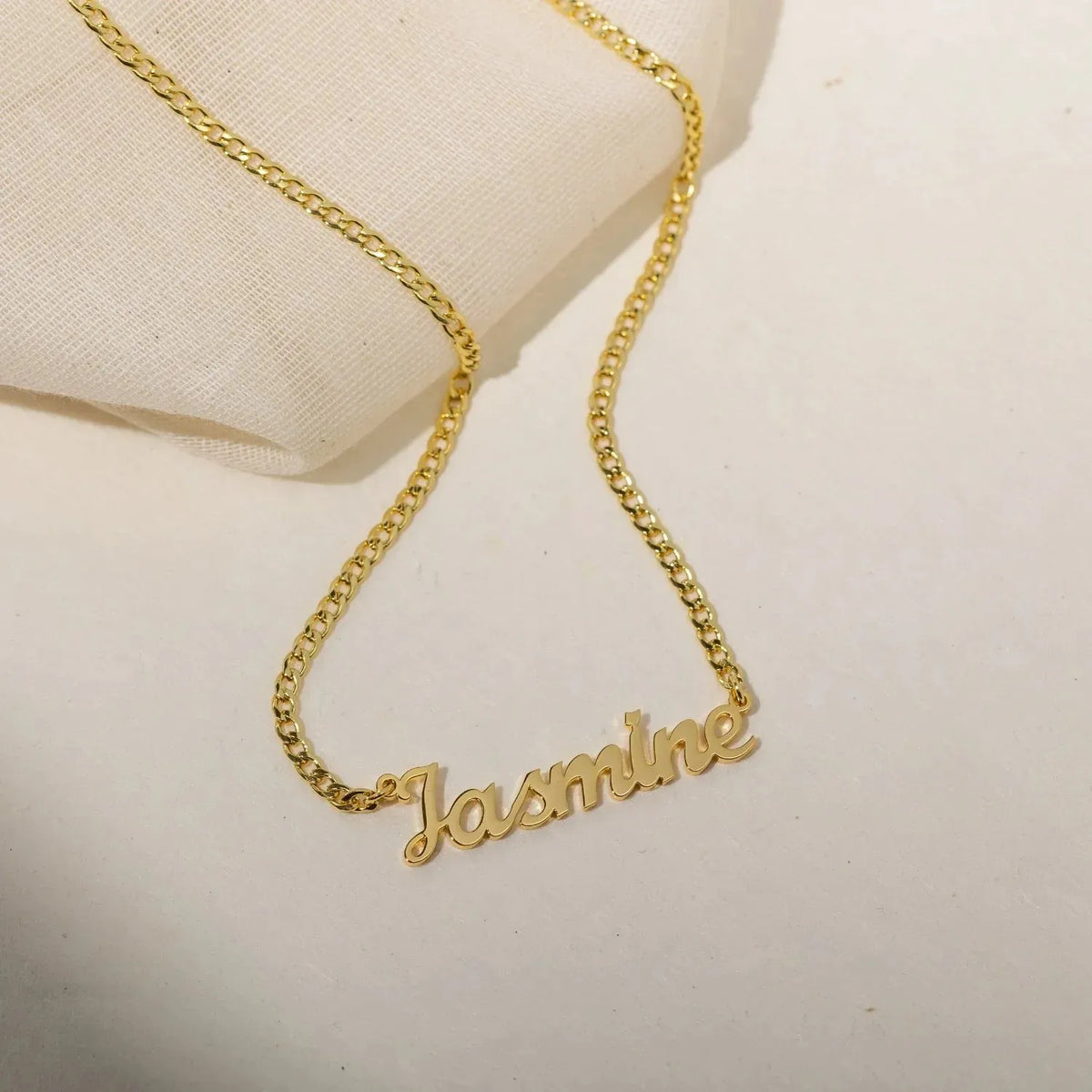 Kids' Custom Name Cuban Chain Necklace