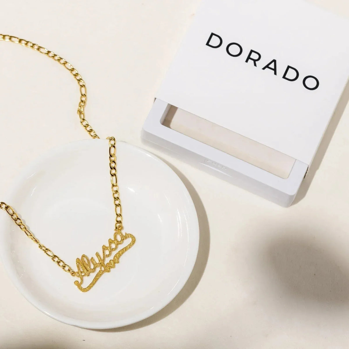 Kids Diamond Cut Heart Name Necklace