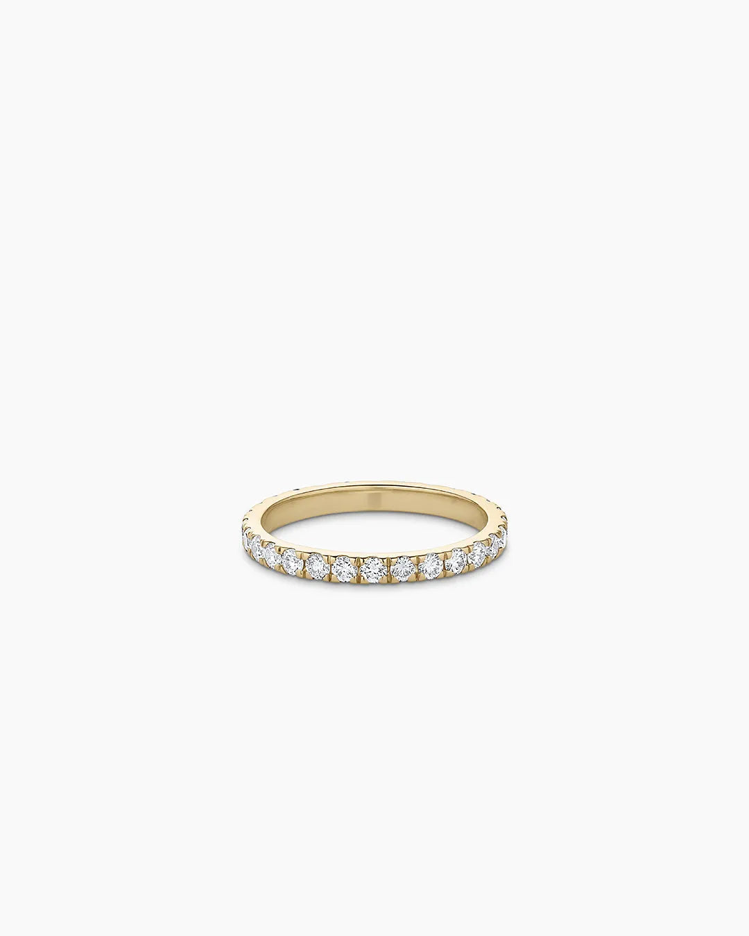 Lab Grown Diamond Eternity Ring 2mm in 14K Gold