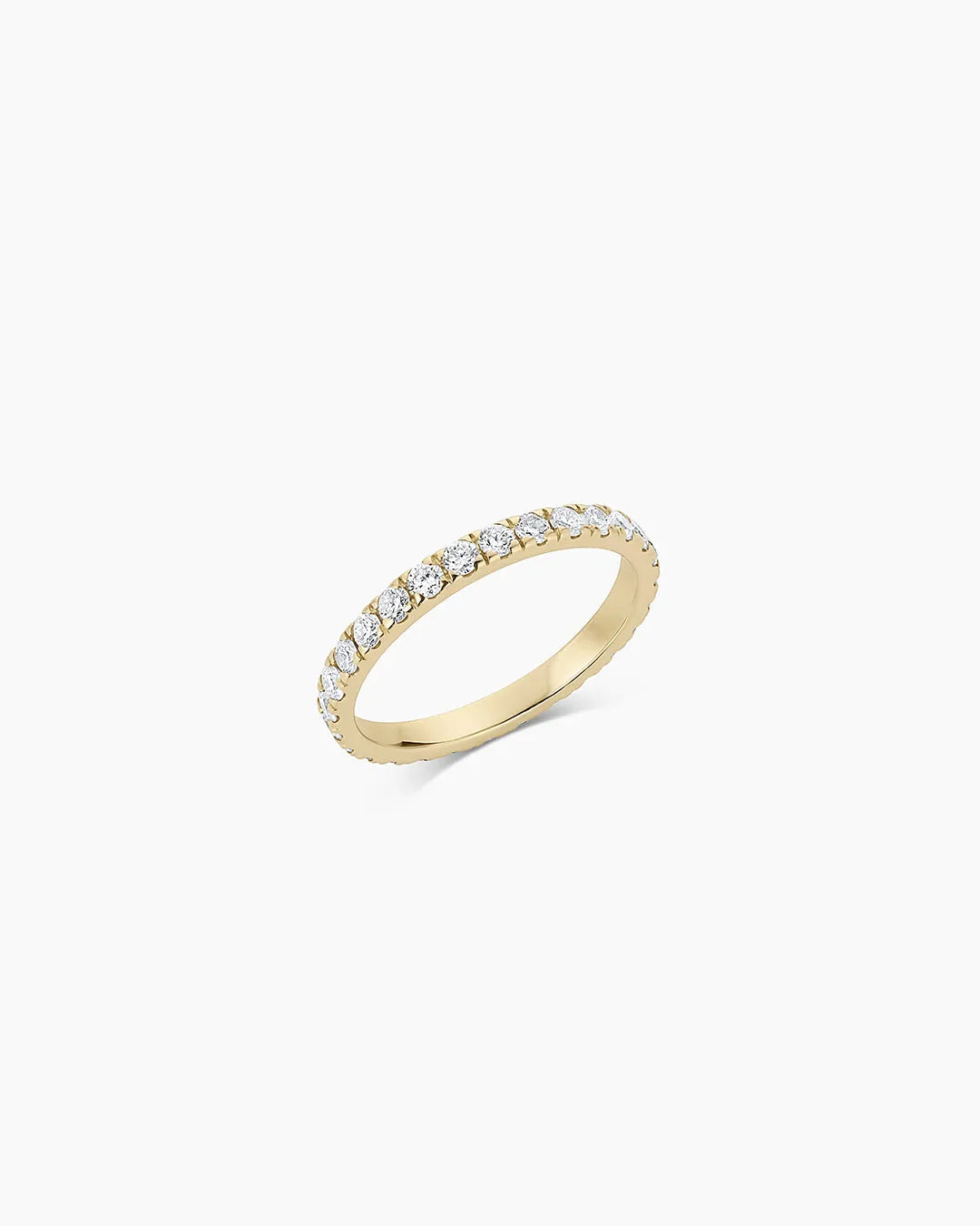 Lab Grown Diamond Eternity Ring 2mm in 14K Gold