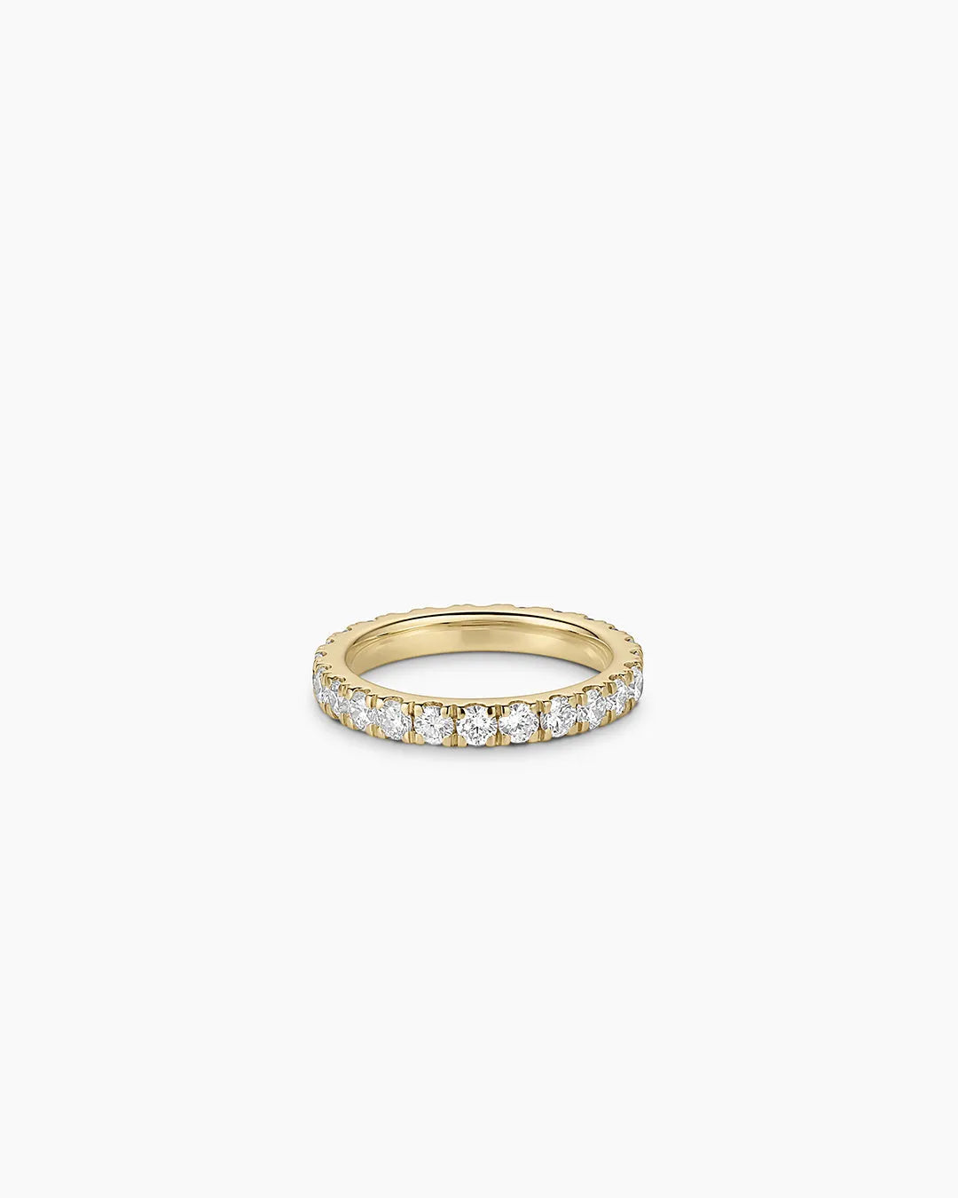 Lab Grown Diamond Eternity Ring 2mm in 14K Gold