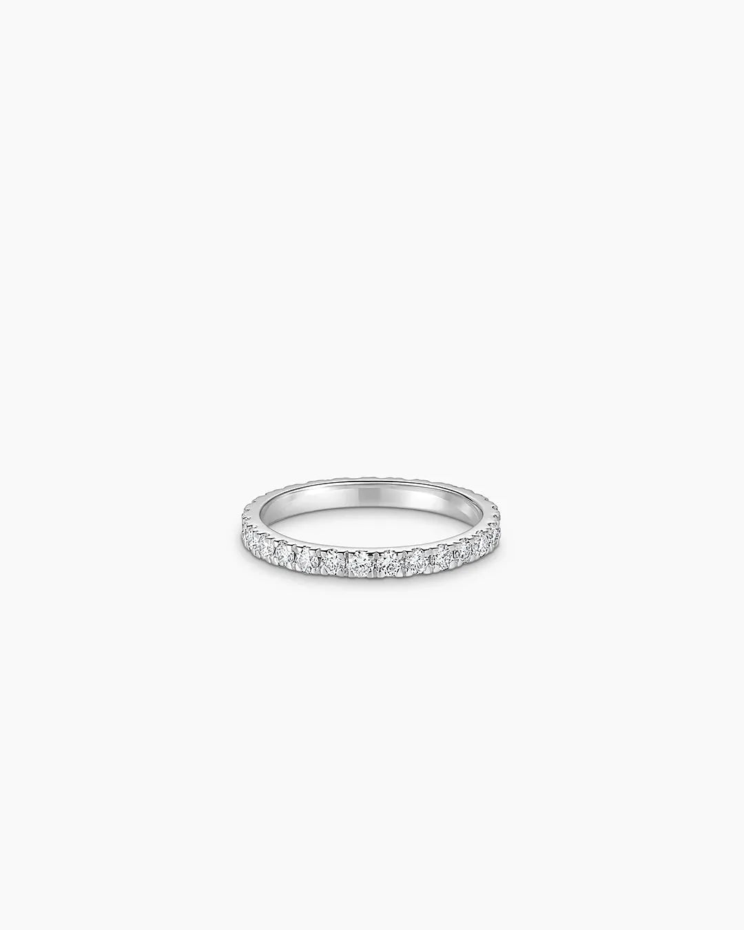 Lab Grown Diamond Eternity Ring 2mm in 14K Gold