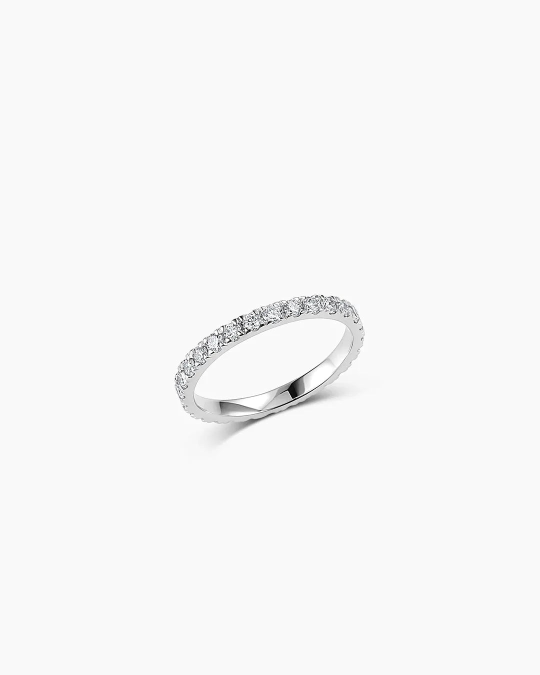 Lab Grown Diamond Eternity Ring 2mm in 14K Gold