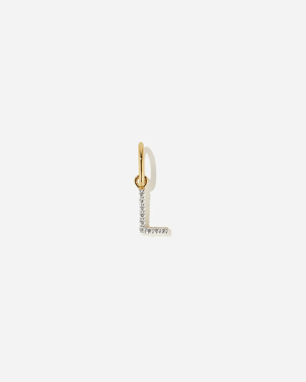 Lab-Grown Diamond Letter Charm