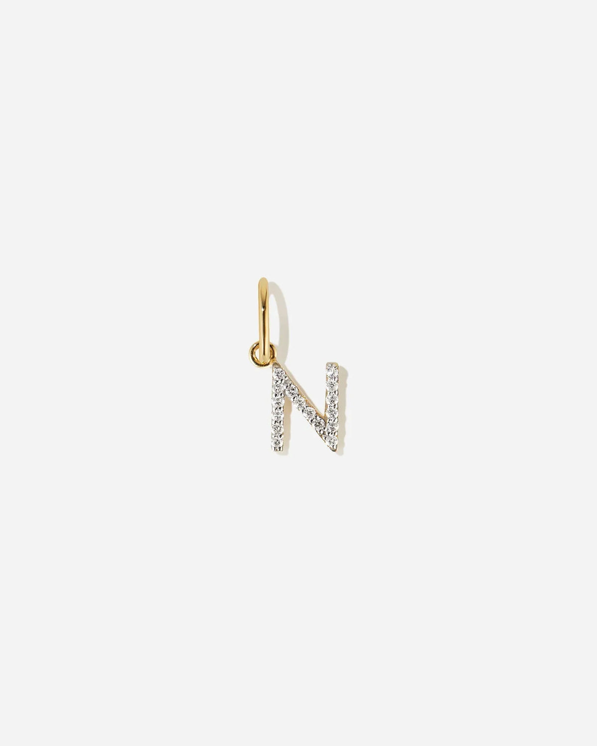 Lab-Grown Diamond Letter Charm