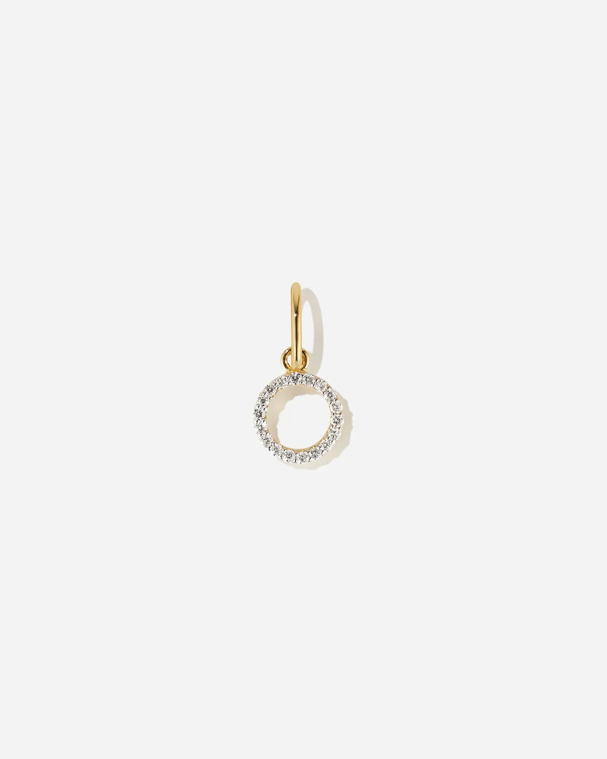 Lab-Grown Diamond Letter Charm