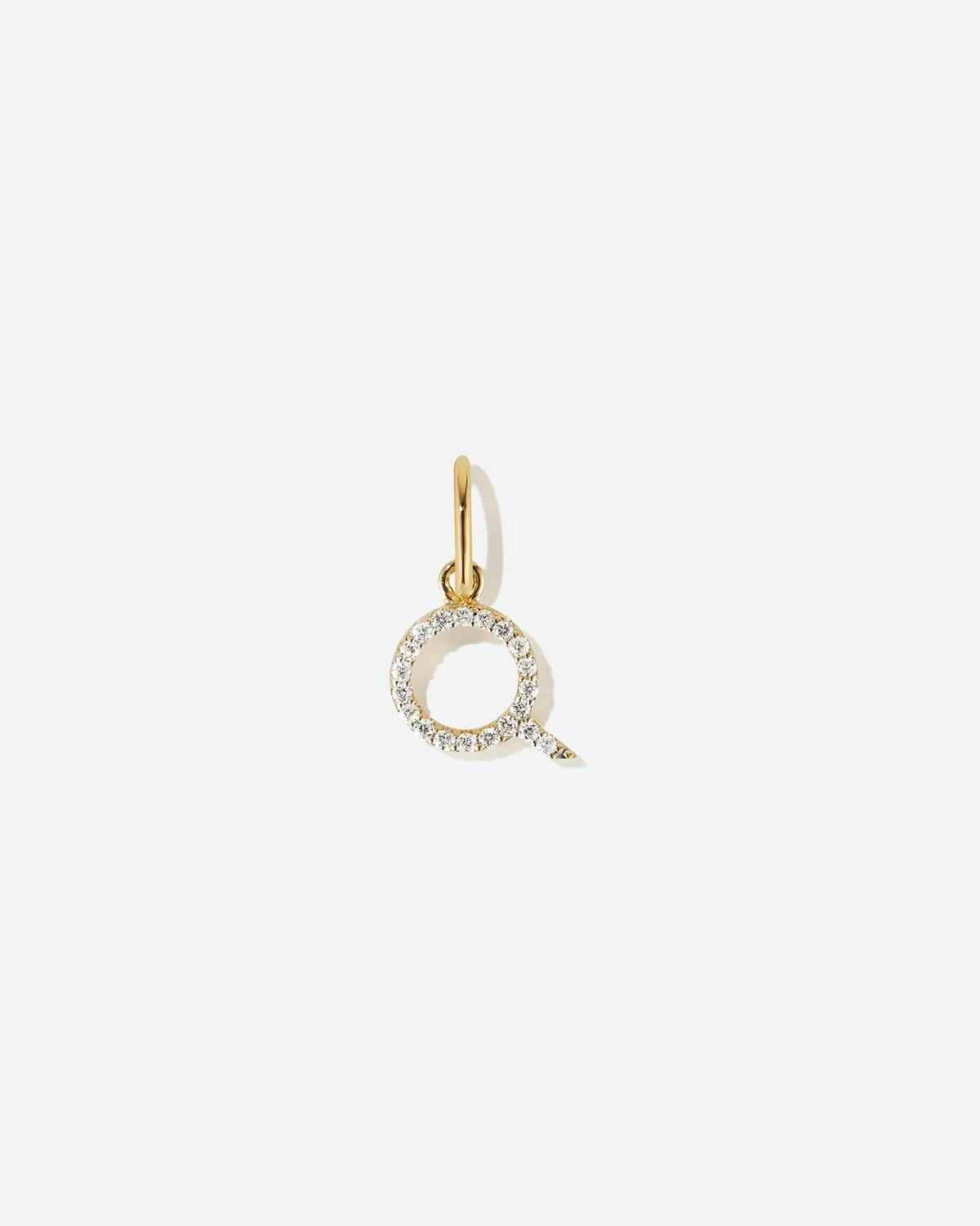Lab-Grown Diamond Letter Charm