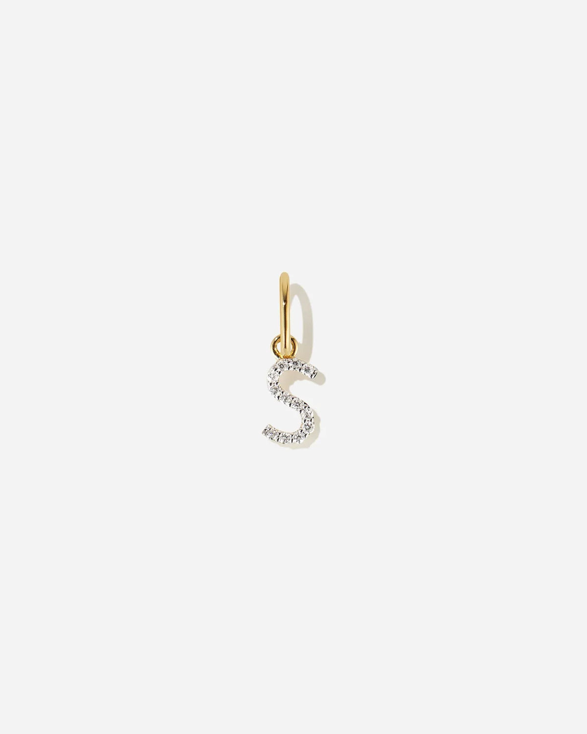 Lab-Grown Diamond Letter Charm
