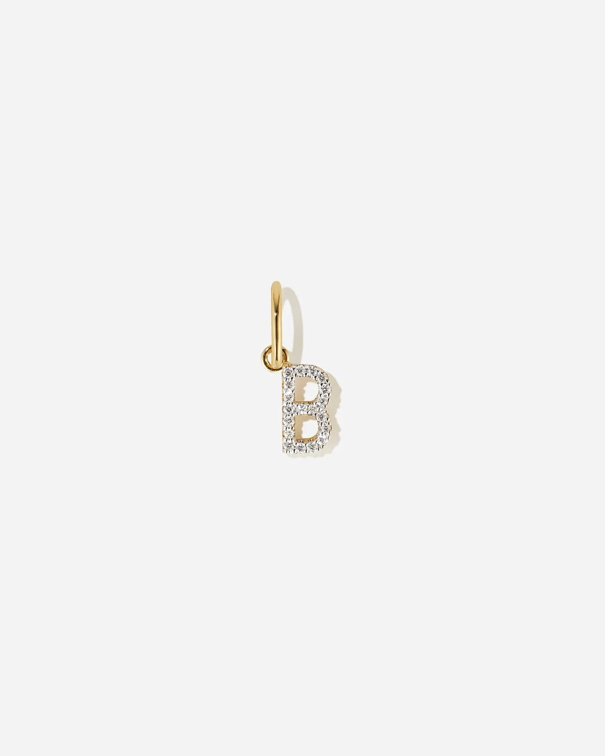 Lab-Grown Diamond Letter Charm