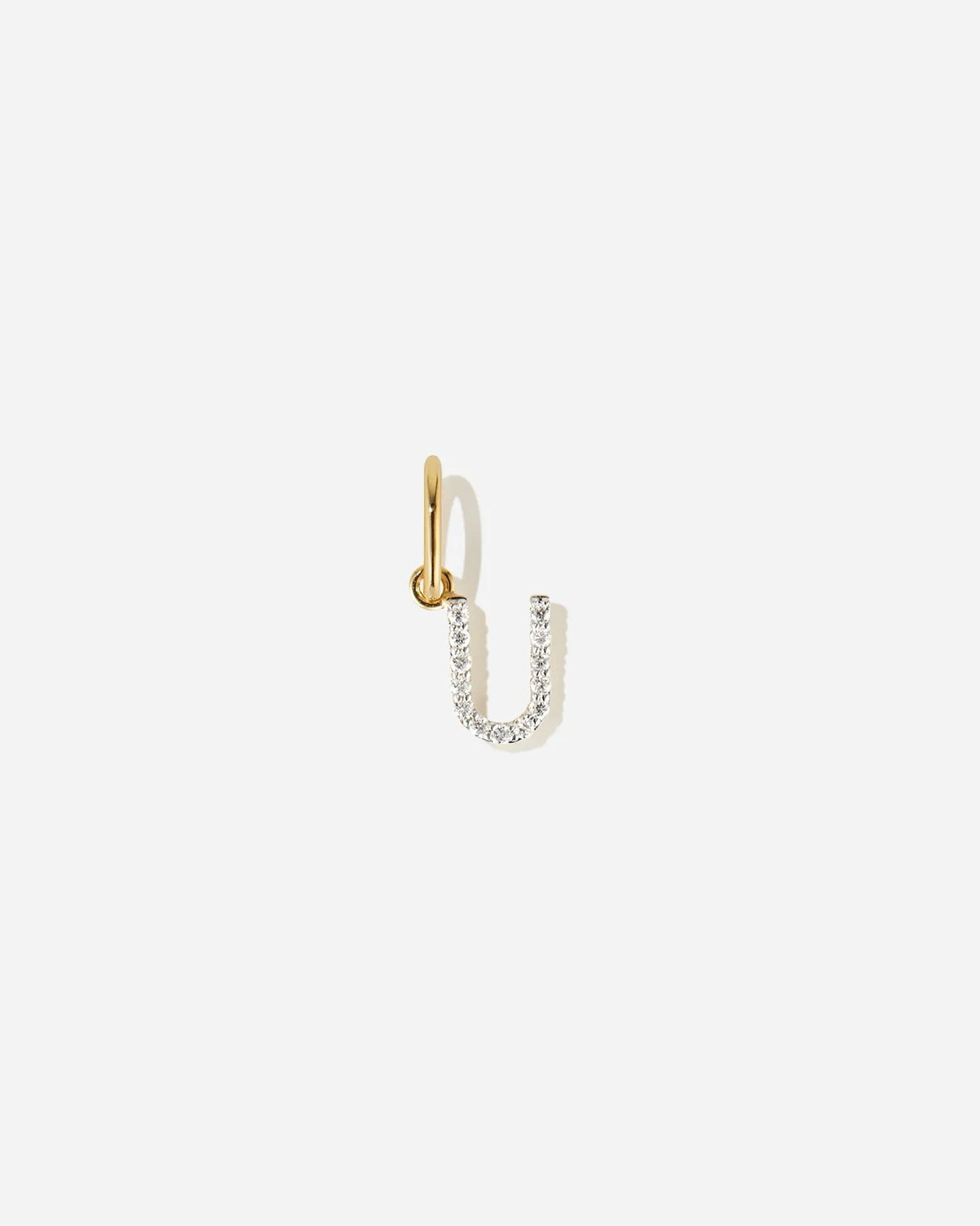 Lab-Grown Diamond Letter Charm