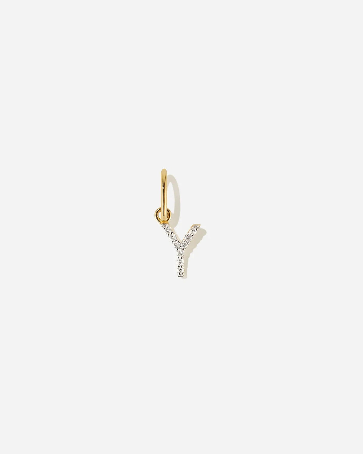Lab-Grown Diamond Letter Charm