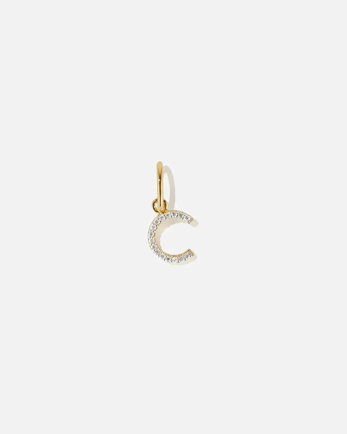 Lab-Grown Diamond Letter Charm