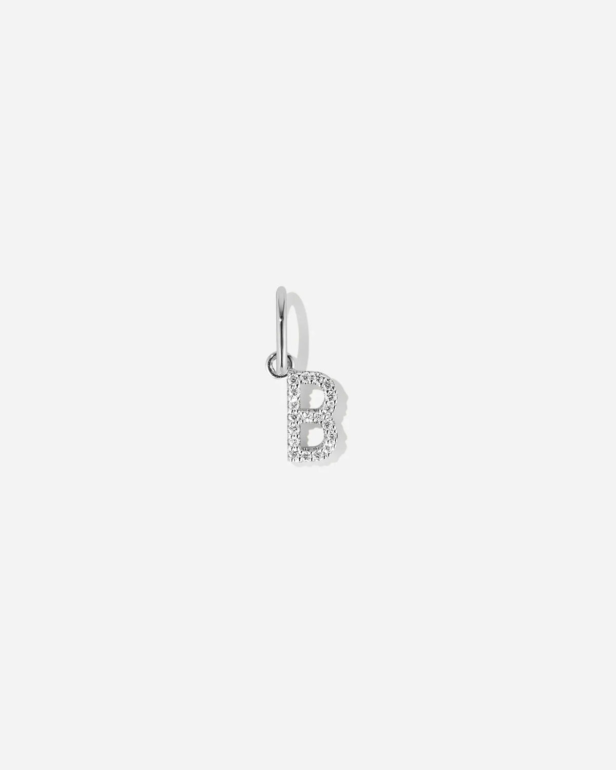 Lab-Grown Diamond Letter Charm