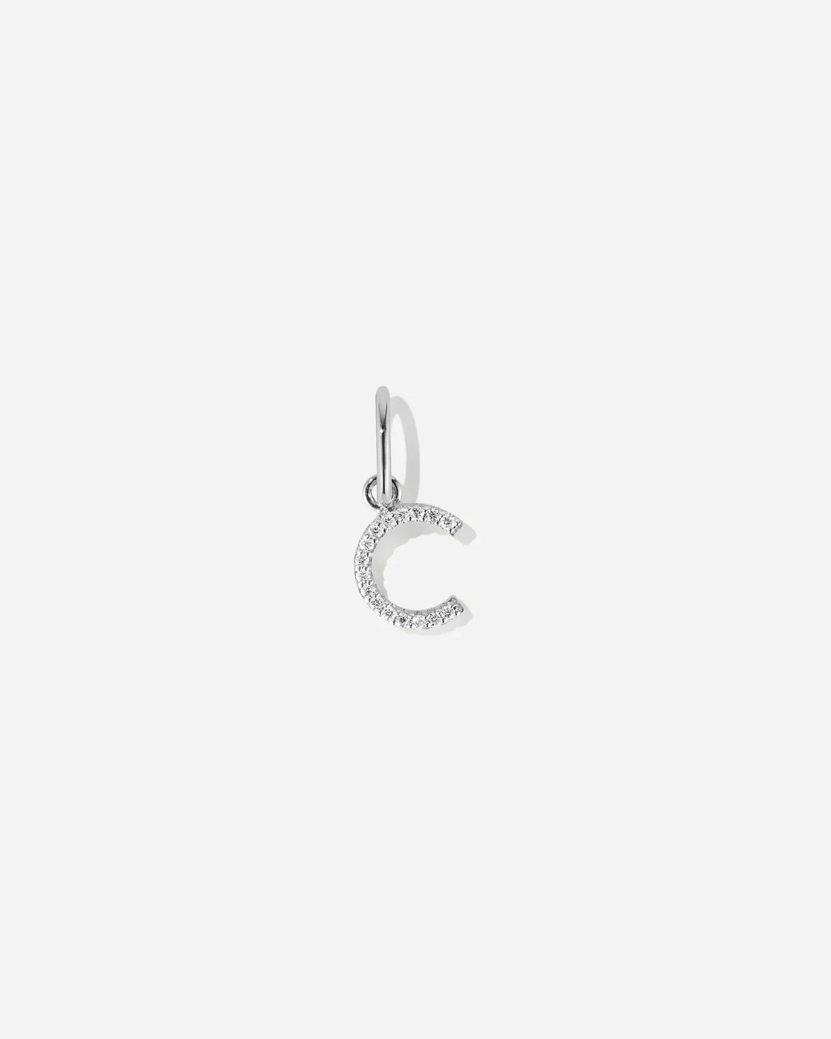 Lab-Grown Diamond Letter Charm