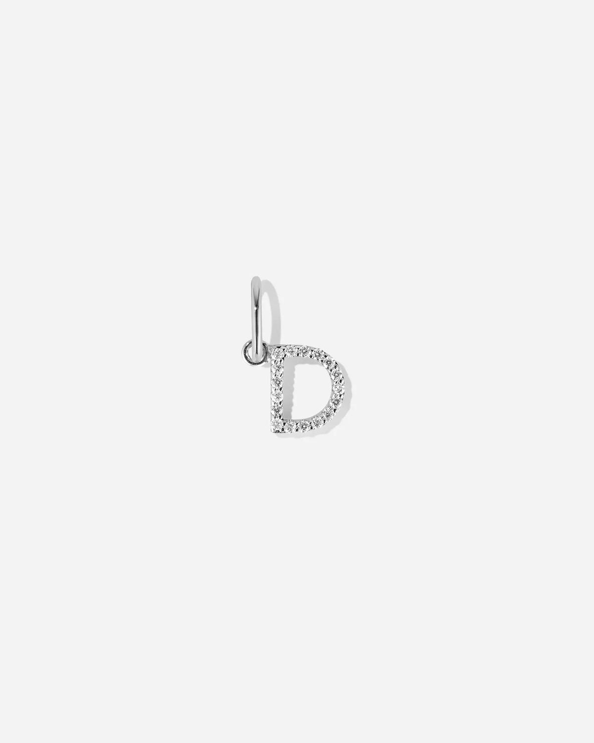 Lab-Grown Diamond Letter Charm