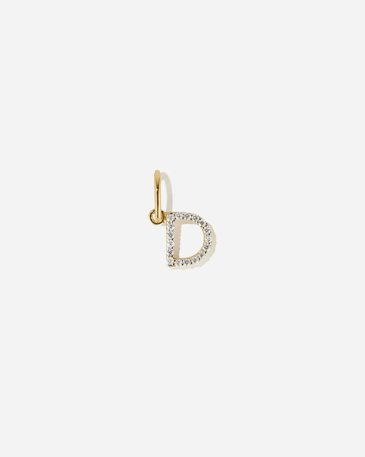 Lab-Grown Diamond Letter Charm