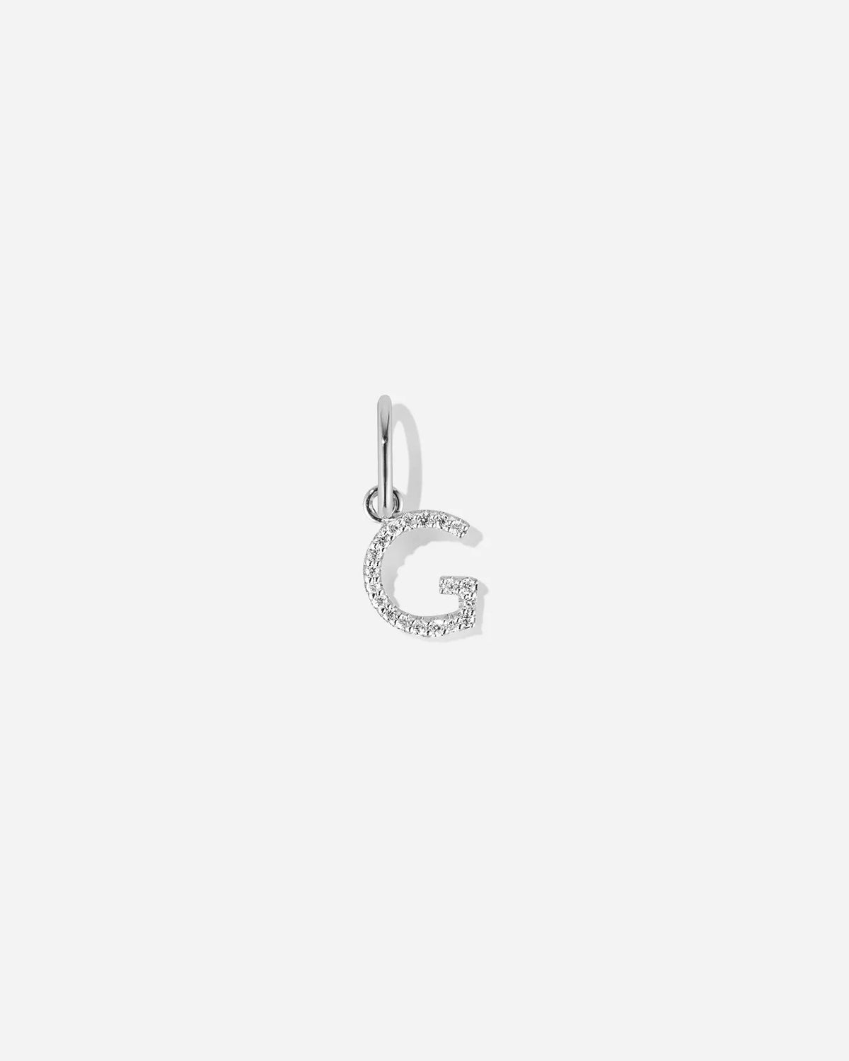 Lab-Grown Diamond Letter Charm