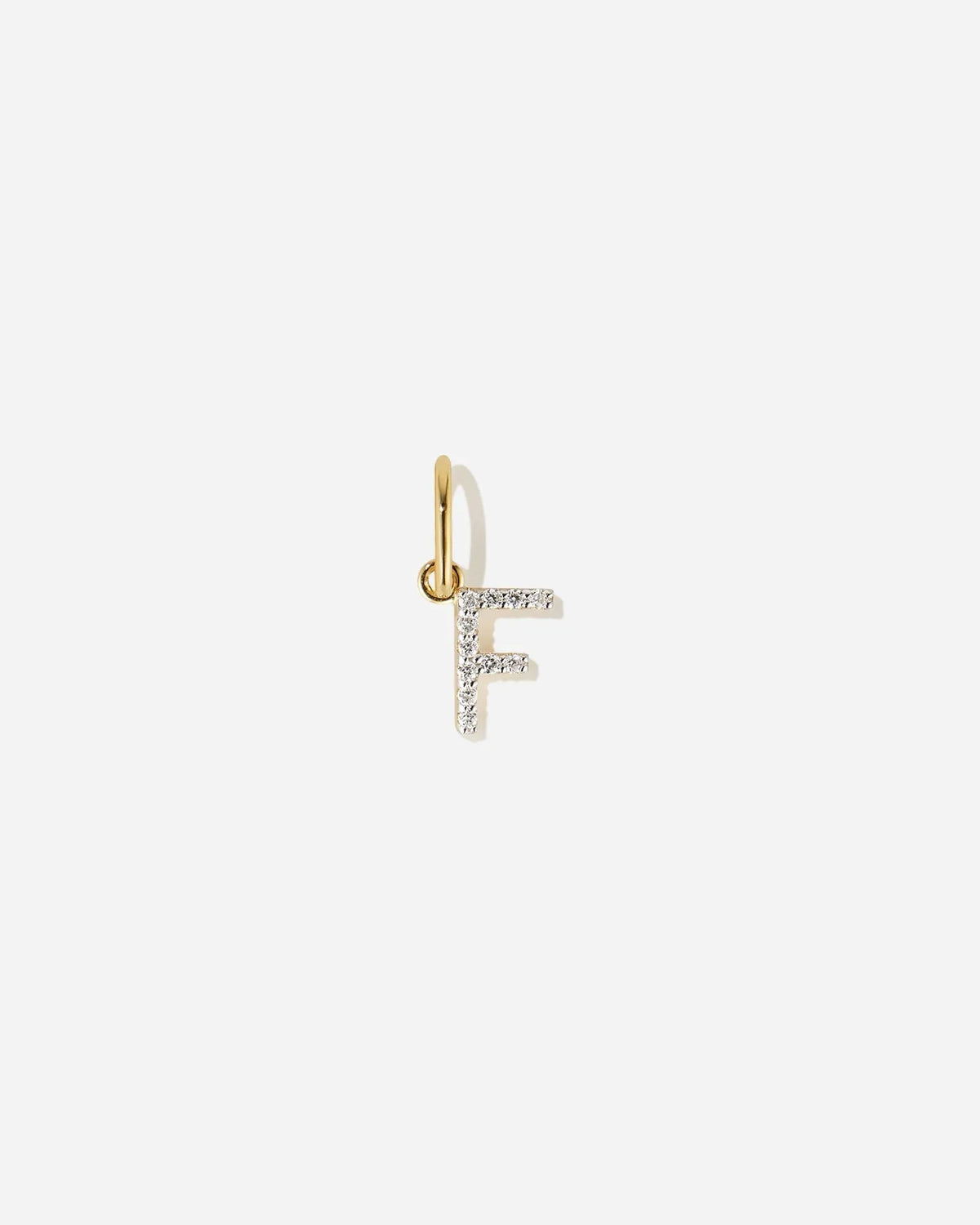Lab-Grown Diamond Letter Charm