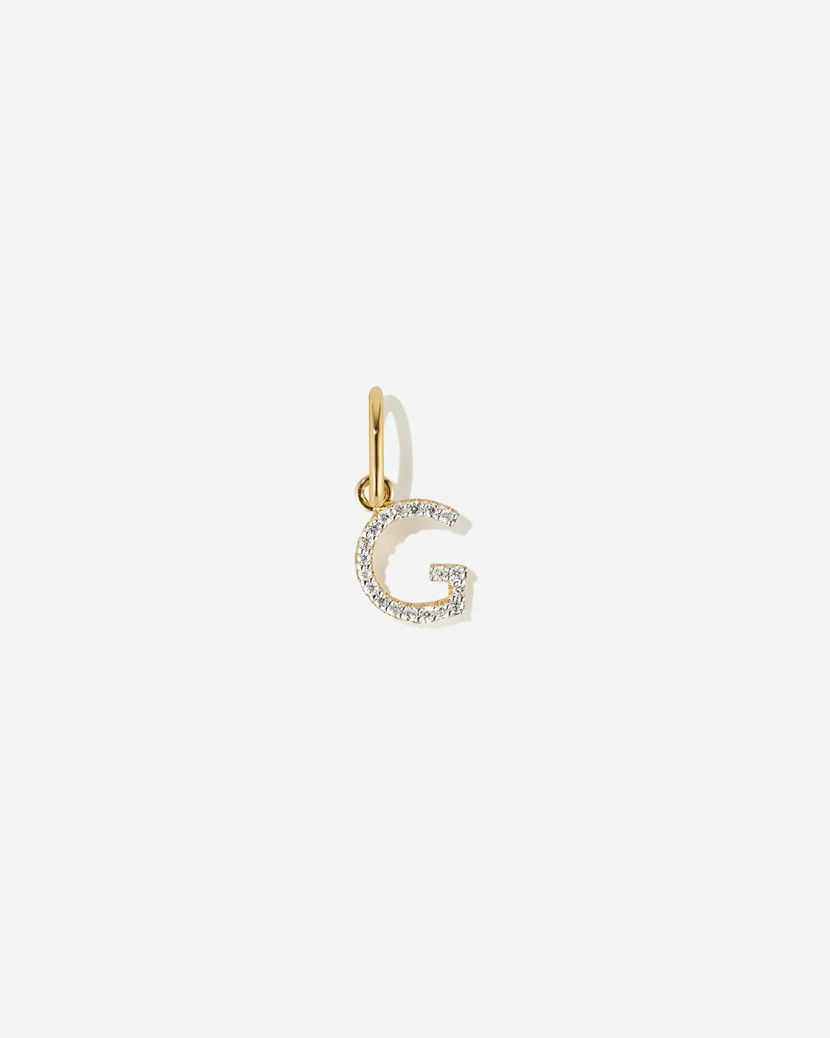 Lab-Grown Diamond Letter Charm