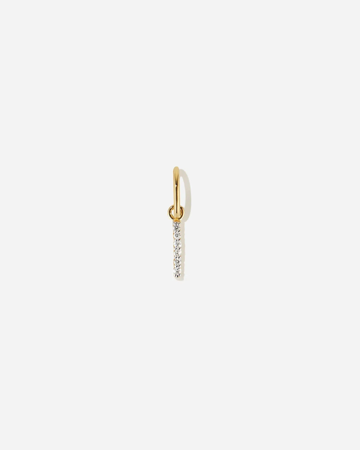 Lab-Grown Diamond Letter Charm