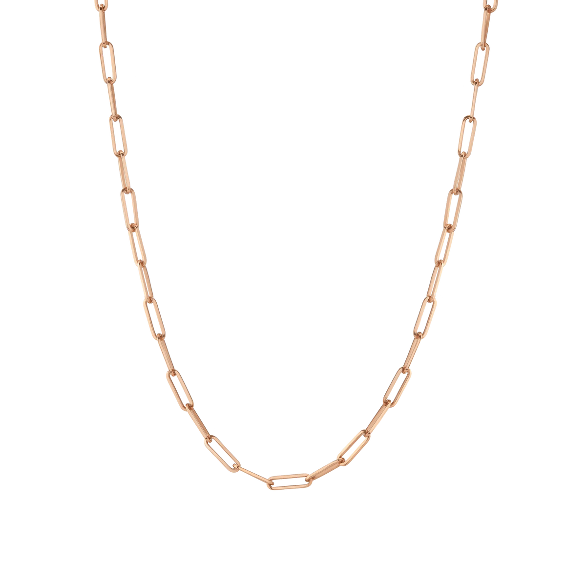 Large Paperclip Chain Necklace