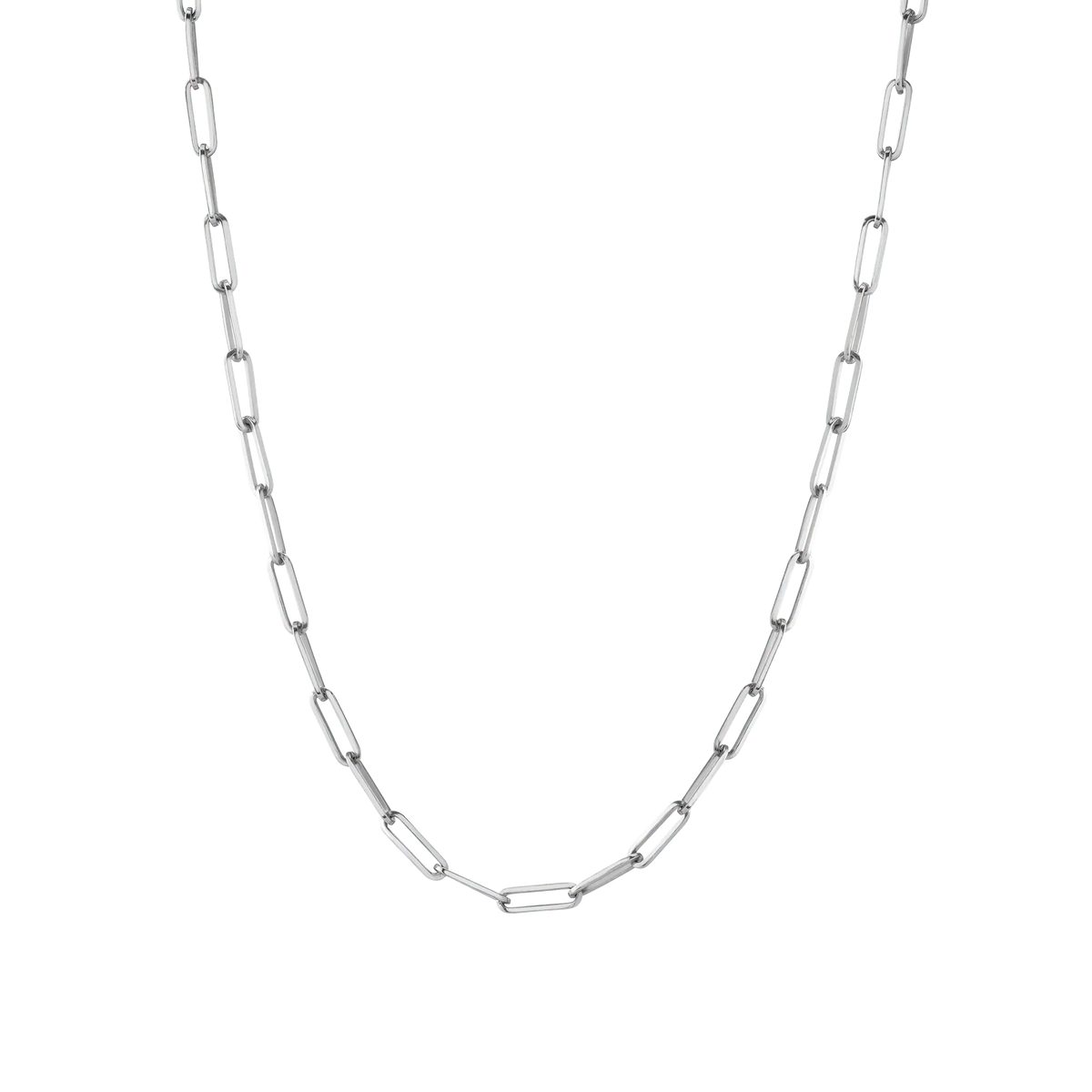Large Paperclip Chain Necklace