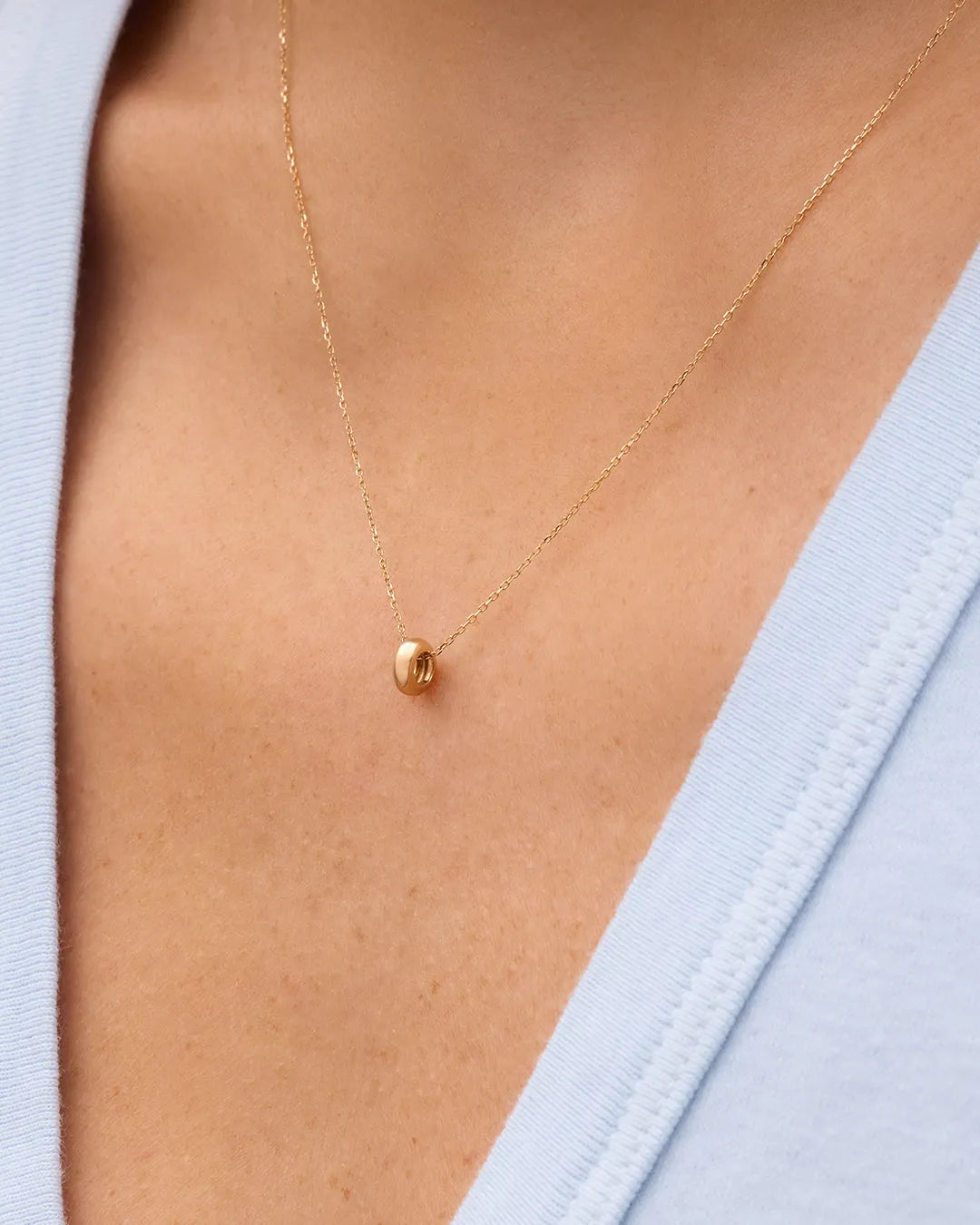 Lou Halo Charm in 14K Gold