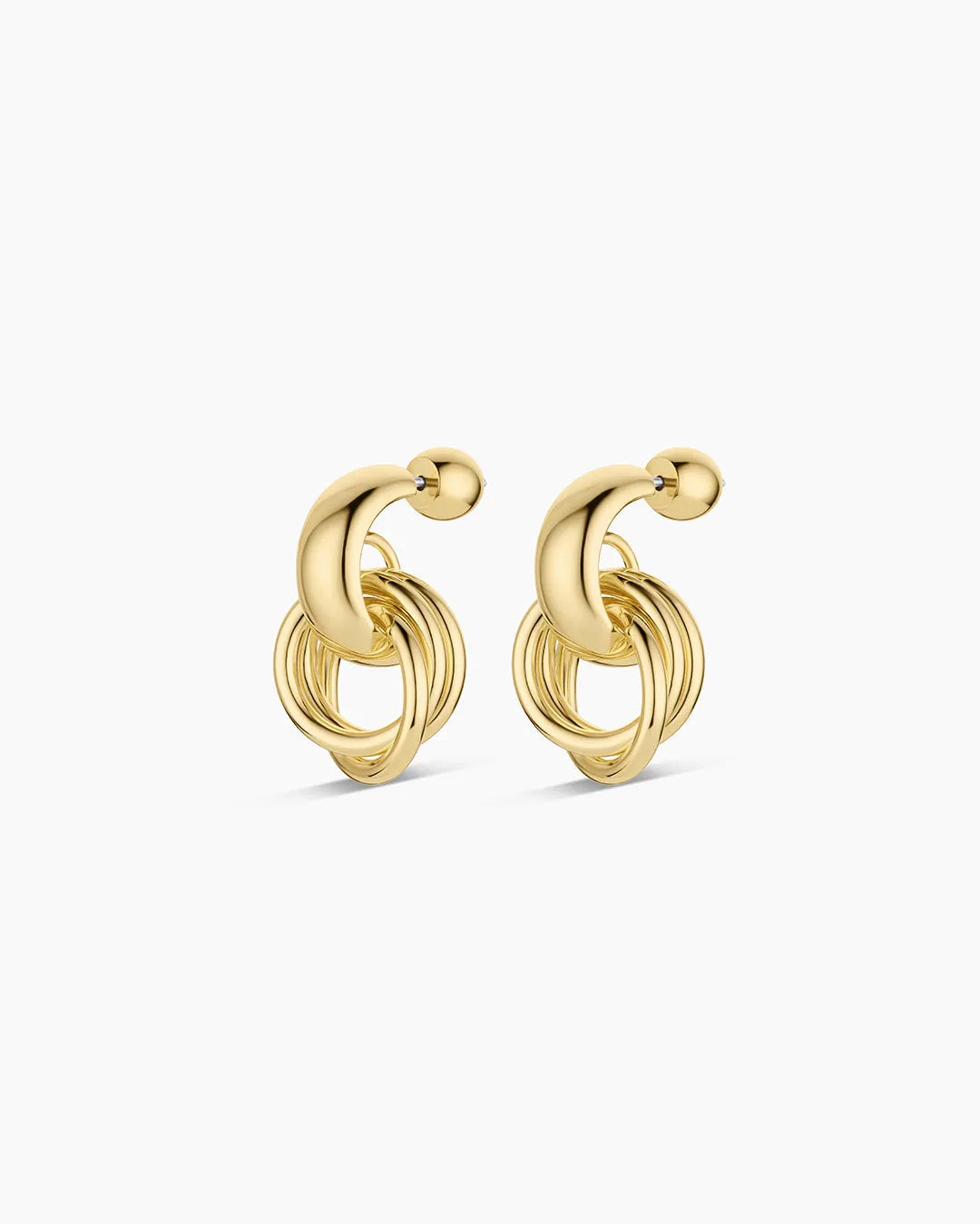 Lou Trio Earrings in 18K Gold Plated