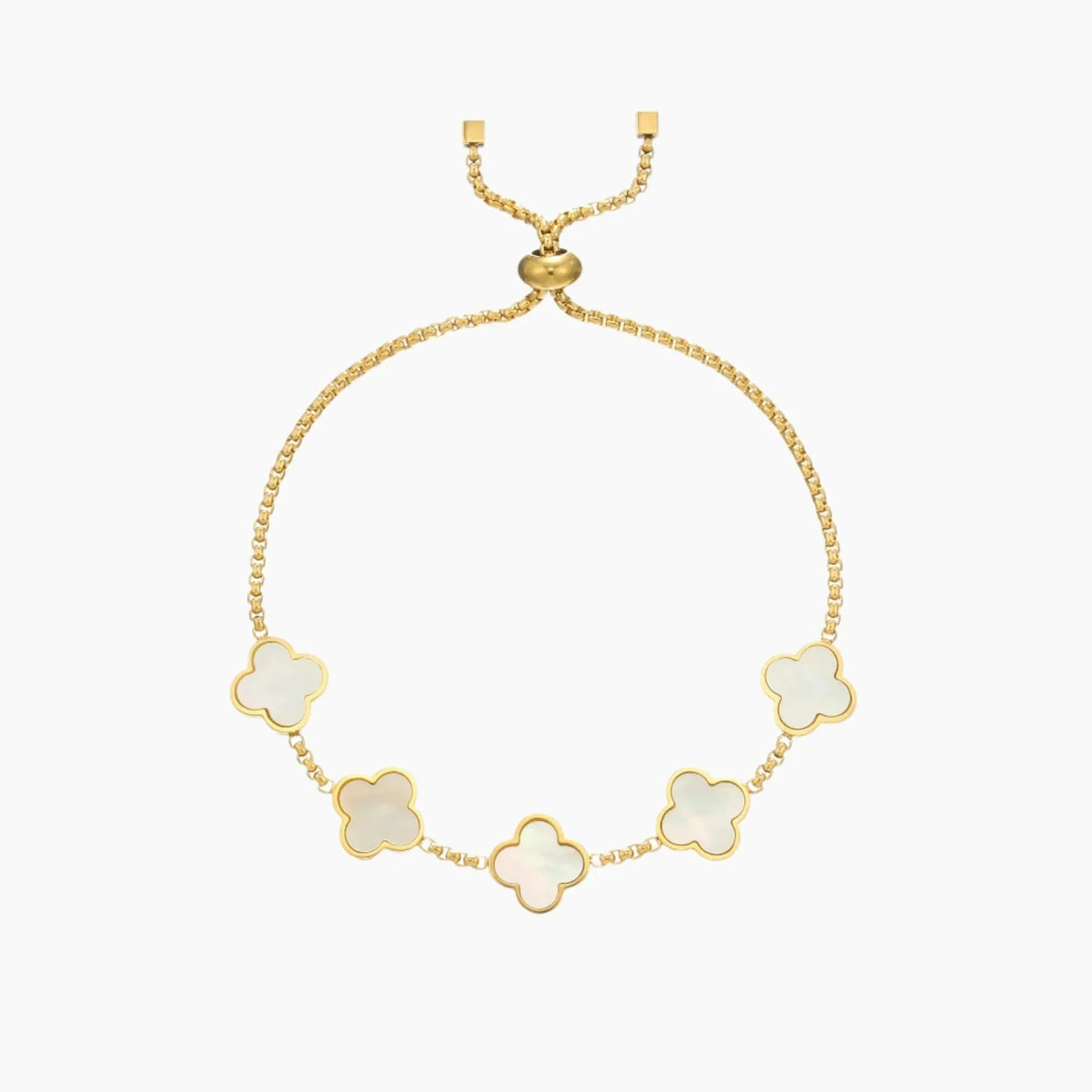 Lucky Clover Charm Bracelet