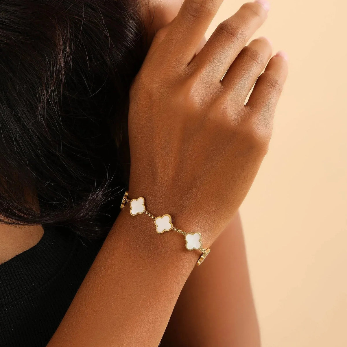 Lucky Clover Charm Bracelet
