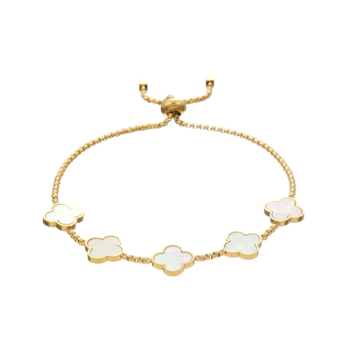 Lucky Clover Charm Bracelet