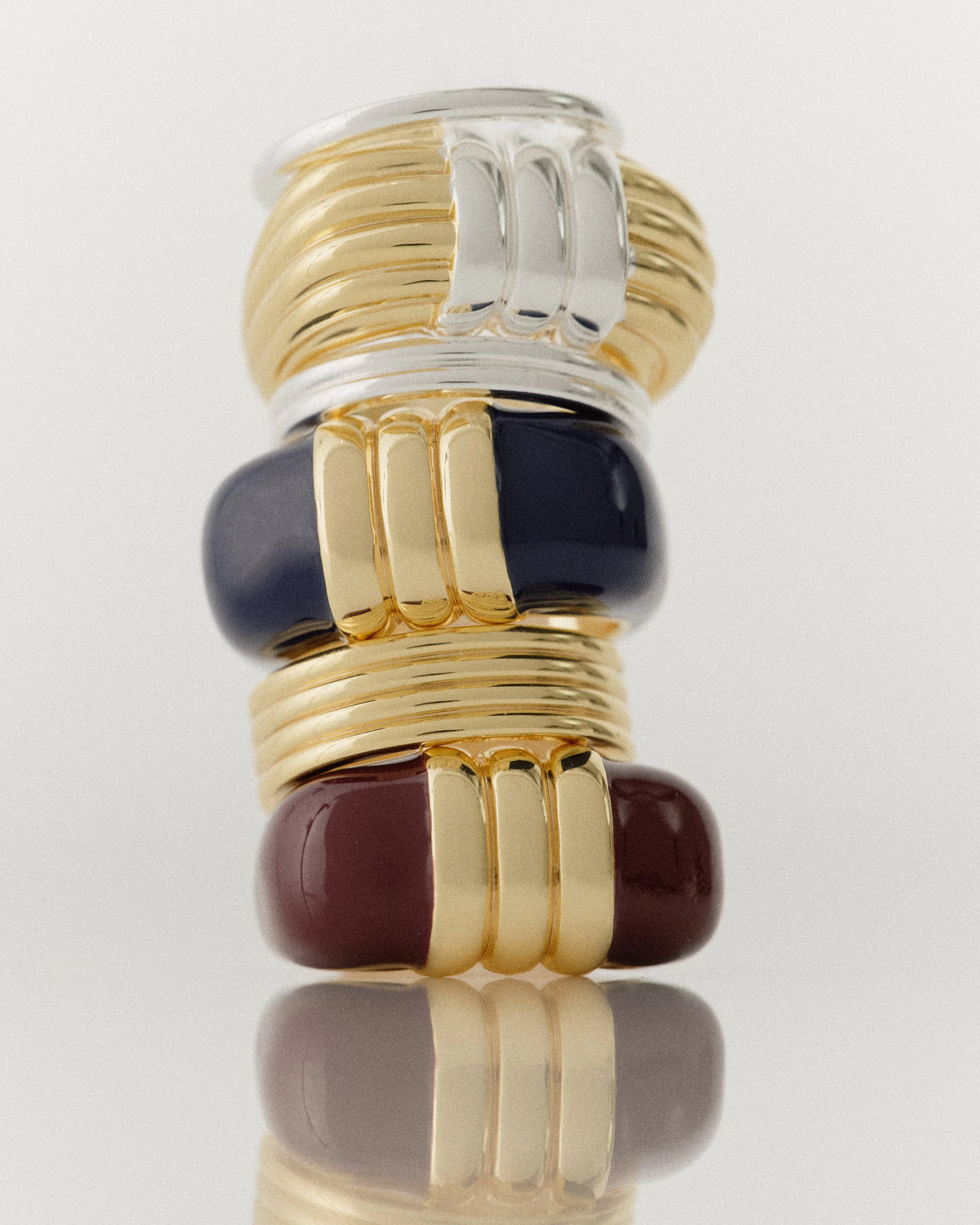 Melrose Statement Ring in 18K Gold Plated