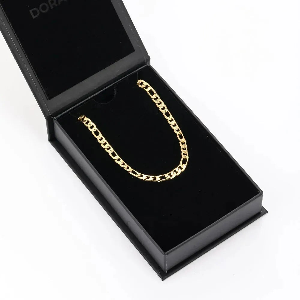 Men's 0.2" Figaro Chain Necklace